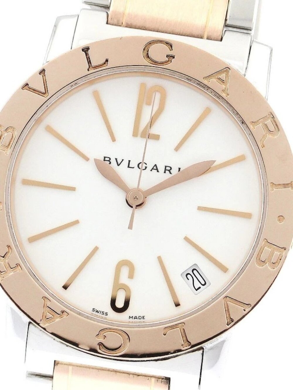 BVLGARI BVLGARIBVLGARI Date white Dial Automatic Boy's Watch_896038